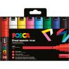 POSCA Marker 8mm PC-8K 8P 8 Farben ass.
