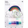 RICO DESIGN Washi Tape Set 12mmx2m 50070.32.15 Mirror Rainbow 6 Rollen