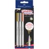 FABER-CASTELL Creative Marker 1.5mm 161108 Metallic Farben 3 Stück