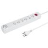 STEFFEN Steckdosenleiste Power Easy 50 00061 weiss, 1.5m