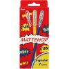 PENTEL Rollerball Mattehop 0.5mm K110-V7STAX Original Set 7 Stück