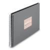 HAMA Spiralalbum Fine Art 36x32cm 9841 steingrau 25 Blatt