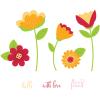 SIZZIX Stempel 666994 Whimsy Bloom 22 Stück