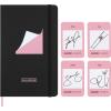 MOLESKINE Notizbuch Blackpink L/A5 711513164 liniert, schwarz
