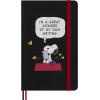MOLESKINE Notizbuch Peanuts Snoopy L/A5 999277116 liniert, schwarz