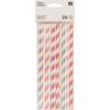 RICO DESIGN Strohhalme 19.5cm 08792.88.02 Sorbet Mix 24 Stück