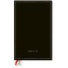 PAPERBLANKS Agenda Black Ed. Maxi 26/27 DF2030-2 1W/2S 13M FR Ver HC 13.5x21cm