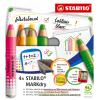 STABILO Whiteboardmarker MARKdry 648/4-01 Neon 4 Stück