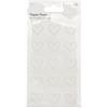 RICO DESIGN Perlensticker Herzen M 99001.22.52 weiss 15 Stück