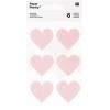RICO DESIGN Filzsticker Herzen, gross 08792.71.63 rosa 6 Stück