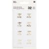 RICO DESIGN Sticker Save the Date 99001.77.11 gold, 32 Stück