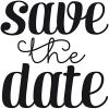 RICO DESIGN Stempel Save the Date 7038.36.93 4x4cm