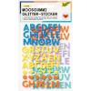 FOLIA Moosgummi Sticker 23776 Glitter Letters 128 Stück