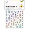 FOLIA Schmucksteine 12315 Square Pastel 67 Stück