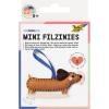 FOLIA Mini Filzinies 52921 Dackel 12-teilig