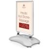 MAGNETOPLAN Kundenstopper Outdoor A1 PPA100S silber 78.5x113cm