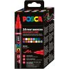 POSCA Brush Marker 1-4mm PC-5BR16PSET 16 Stück, assortiert