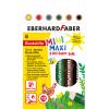EBERHARD FABER Farbstift Jumbo MiniMaxi 3in1 518905 6 Farben