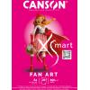 CANSON Zeichenblock Fan Art A4 32250P001 blanko, 250g 20 Blatt