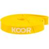KOOR Fitnessband F00925 gelb, leicht