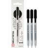 SAKURA Gelly Roll 0.8mm PXGBRACL3B schwarz 3 Stück