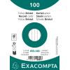 EXACOMPTA Karteikarten liniert A6 10809SE weiss 100 Stück