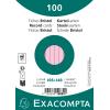 EXACOMPTA Karteikarten liniert A6 10839SE rosa 100 Stück
