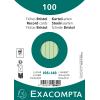 EXACOMPTA Karteikarten liniert A6 10849SE grün 100 Stück