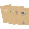 CLAIREFONTAINE Notizblock Uni Notes A4+ 9873C braun, kariert 70 Blatt