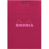 RHODIA Notizblock Couleurs Nr.11 A7 11298C rot, kariert 80 Blatt