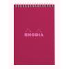RHODIA Spiralblock Couleurs A5 118412C rot, kariert 80 Blatt