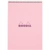 RHODIA Spiralblock Couleurs A4 118421C rosa, kariert 80 Blatt