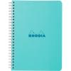 RHODIA Spiralblock Couleurs A5 118123C blau, liniert 60 Blatt