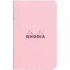RHODIA Notizheft Couleurs A7 119104C rosa, kariert 80 Blatt