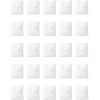 I AM CREATIVE Stofftasche, Big Pack 38x42cm 1212.718 weiss, mit Kurzhenkel 25 Stück