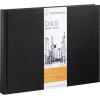 HAHNEMÜHLE Skizzenbuch D&S A4 quer 10628215 schwarz 80 Blatt