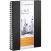 HAHNEMÜHLE Skizzenbuch D&S A4 hoch 10628272 schwarz 80 Blatt