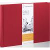 HAHNEMÜHLE Skizzenbuch D&S A4 quer 10628297 rot 80 Blatt