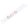 PARTYDECO Schärpe 75cm SWP6-008 Bride to be weiss