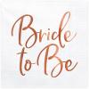 PARTYDECO Servietten 33x33cm SP33-76-019R Bride to be 20 Stück