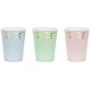 PARTYDECO Becher 220ml KPP94-EU1 Schleifen 6 Stück