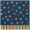PARTYDECO Servietten 33x33cm SP33-93 Sternen 12 Stück