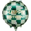 PARTYDECO Folienballon 35x35cm FB296 Happy Birthday, Bällen
