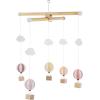 JABADABADO Mobile Heissluftballon 34x37cm T338 rosa