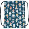 ALLC Turnbeutel 32x42cm DRROBU11 Robots