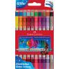 FABER-CASTELL Doppelfasermaler Glitzer 151108 20 Farben