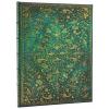 PAPERBLANKS Notizbuch liniert Ultra PB1313-7 Smaragdblume 72 Blatt