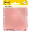 POST-IT Transparent Notes 73x73mm 600-1TRSPO pastellorange 36 Blatt