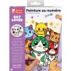 GRAINE CREATIVE Malen nach Zahlen 18x22cm GC-750265 Katzen
