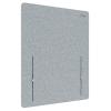 LEITZ Trennwand Leitz ERGO 60x70cm 6122-00-85 grau, höhenverstellbar